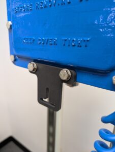 Stowage Plate Installed